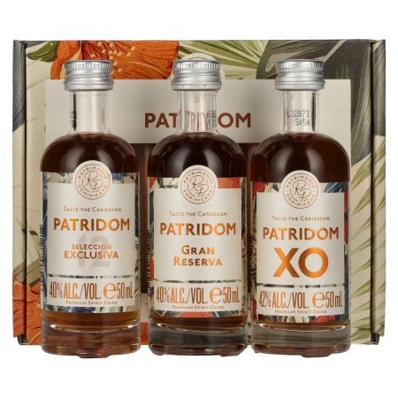 🌾Patridom Taste the Caribbean Rumset 40,7% Vol. 3x0,05l | Spirits Village