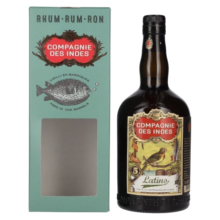 🌾Compagnie des Indes Latino Rum 5 ans 40% Vol. 0,7l in Geschenkbox | Spirits Village