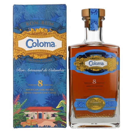 🌾Ron Coloma 8 Years Old 40% Vol. 0,7l in Geschenkbox | Spirits Village