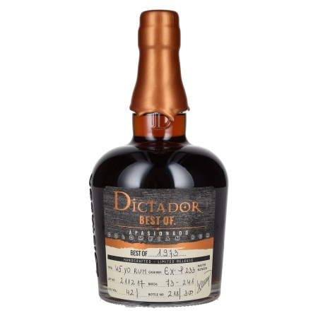 🌾Dictador BEST OF 1973 APASIONADO Colombian Rum Limited Release 42% Vol. 0,7l | Spirits Village