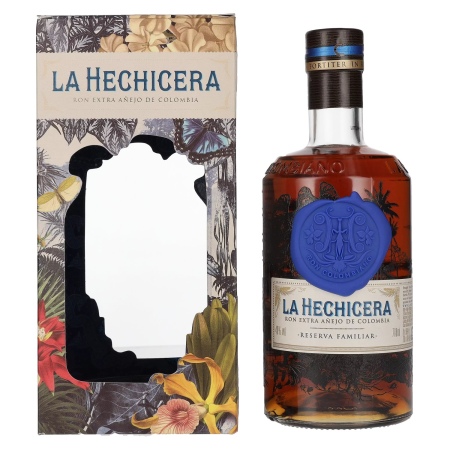 🌾La Hechicera Ron Extra Añejo de Colombia RESERVA FAMILIAR 40% Vol. 0,7l in Geschenkbox | Spirits Village