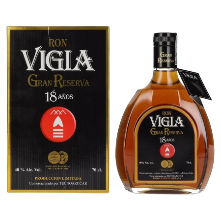 Ron Vigia Gran Reserva 18 Años Produccion Limitada 40% Vol. 0,7l in Geschenkbox