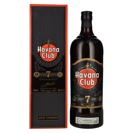 🌾Havana Club Añejo 7 Años 40% Vol. 3l in Geschenkbox | Spirits Village