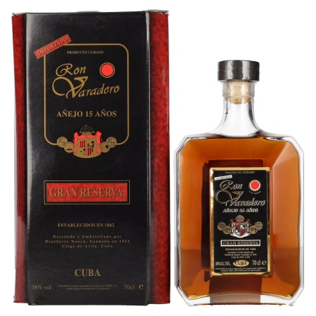 🌾Ron Varadero Añejo 15 Años GRAN RESERVA 38% Vol. 0,7l in Geschenkbox | Spirits Village