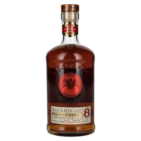 🌾Bacardi 8 Años RESERVA OCHO Rare Gold Rum 40% Vol. 0,7l | Spirits Village