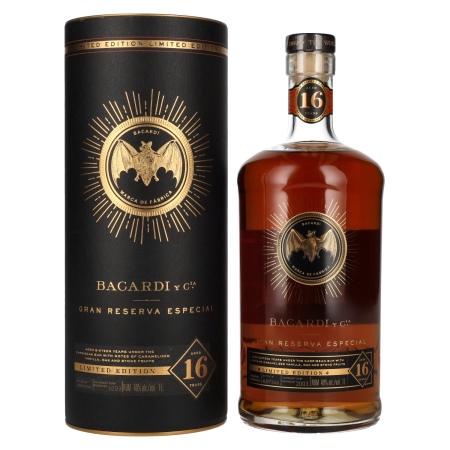 🌾Bacardi 16 Years Old Gran Reserva Especial Limited Edition 40% Vol. 1l in Geschenkbox | Spirits Village