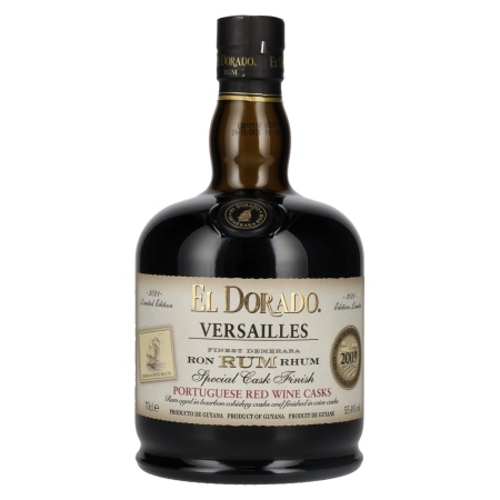 🌾El Dorado Rum VERSAILLES Special Portuguese Red Wine Casks 2005 55,4% Vol. 0,7l | Spirits Village