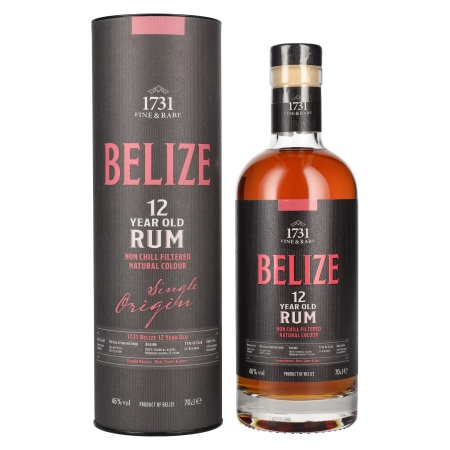 🌾1731 Fine & Rare BELIZE 12 Years Old Single Origin Rum 46% Vol. 0,7l in Geschenkbox | Spirits Village