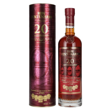 🌾Ron Centenario FUNDACIÓN 20 Sistema Solera Rum 40% Vol. 0,7l in Geschenkbox | Spirits Village