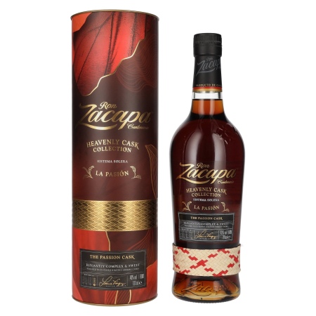 Ron Zacapa Centenario SISTEMA SOLERA La Pasión Heavenly Cask Collection 40% Vol. 0,7l in Geschenkbox