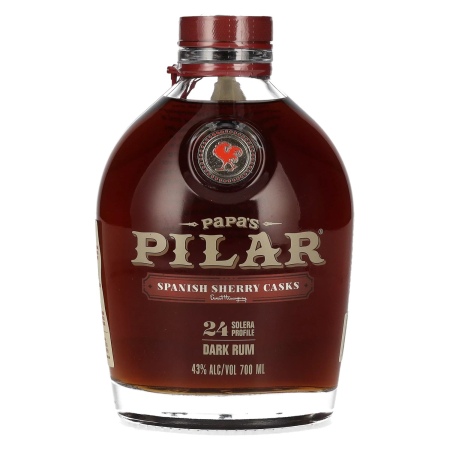 🌾Papa's Pilar 24 Solera Profile Dark Rum SPANISH SHERRY CASKS Limited Edition 43% Vol. 0,7l | Spirits Village