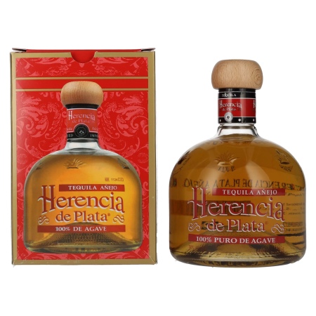 🌾Herencia de Plata AÑEJO Tequila 100% Puro de Agave 38% Vol. 0,7l in Geschenkbox | Spirits Village