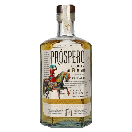 🌾Próspero Tequila Añejo 100% De Agave by Rita Ora 40% Vol. 0,7l | Spirits Village