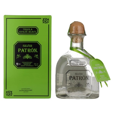 🌾Patrón Tequila Silver 40% Vol. 0,7l in Geschenkbox | Spirits Village