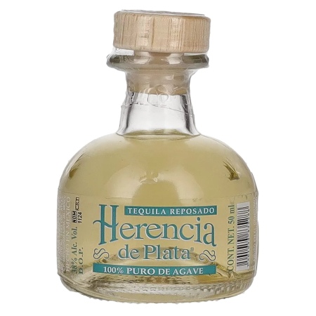 🌾Herencia de Plata REPOSADO Tequila 100% Puro De Agave 38% Vol. 0,05l | Spirits Village