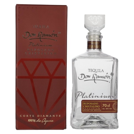 🌾Don Ramón Platinum Reposado Cristalino 100% Agave 35% Vol. 0,7l in Geschenkbox | Spirits Village