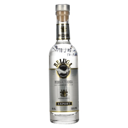 🌾Beluga Noble Vodka EXPORT Montenegro 40% Vol. 0,05l | Spirits Village