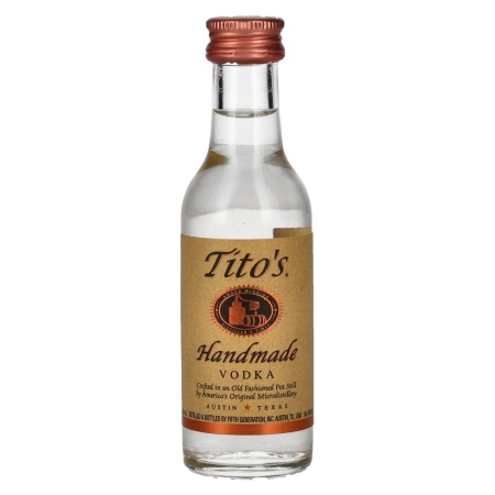 🌾Tito's Handmade Vodka 40% Vol. 0,05l | Spirits Village