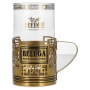 🌾Beluga Noble Russian Vodka EXPORT Highball Glas im Glashalter | Spirits Village