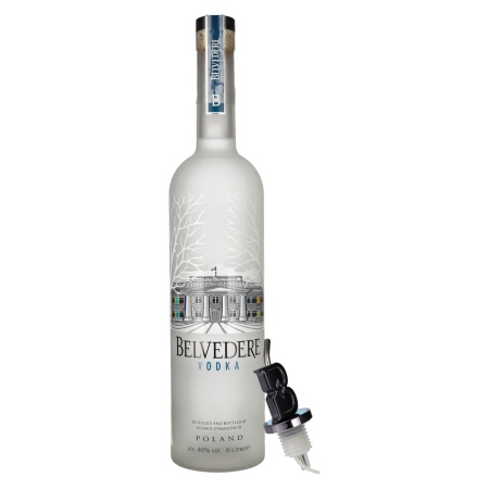 🌾Belvedere Vodka 40% Vol. 6l mit Ausgießer | Spirits Village