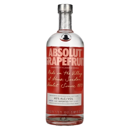 🌾Absolut GRAPEFRUIT Flavored Vodka 40% Vol. 1l | Spirits Village