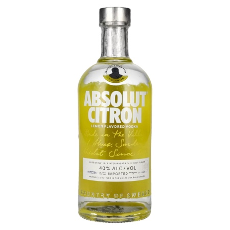 🌾Absolut CITRON Flavored Vodka 40% Vol. 0,7l | Spirits Village