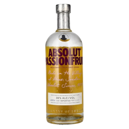 🌾Absolut PASSIONFRUIT Flavored Vodka 38% Vol. 1l | Spirits Village