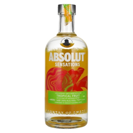 🌾Absolut Sensations TROPICAL FRUIT Flavored Vodka 20% Vol. 0,7l | Spirits Village