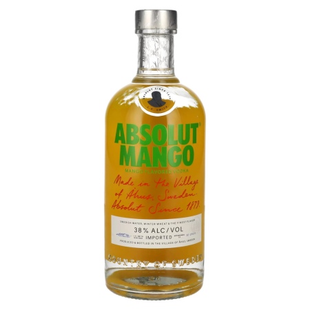 🌾Absolut MANGO Flavored Vodka 38% Vol. 0,7l | Spirits Village