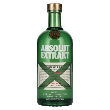 🌾Absolut Extrakt No. 1 Cardamom Premium Spirit Drink 35% Vol. 0,7l | Spirits Village