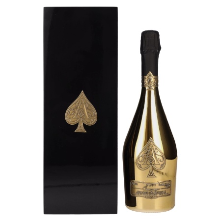 🌾Armand de Brignac Champagne Brut Gold 12,5% Vol. 0,75l in Holzkiste | Spirits Village