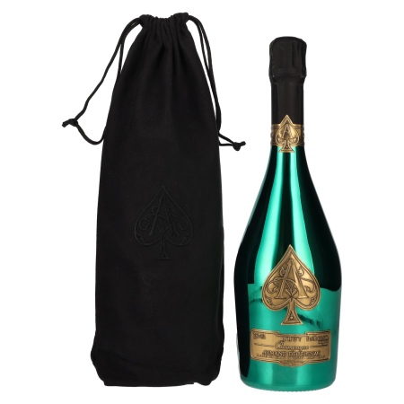 🌾Armand de Brignac Champagne Brut Green Edition 12,5% Vol. 0,75l in Velvet Bag | Spirits Village