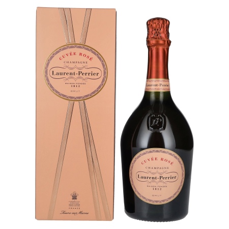 🌾Laurent Perrier Champagne CUVÉE ROSÉ Brut 12% Vol. 0,75l in Geschenkbox | Spirits Village