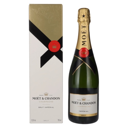 🌾Moët & Chandon Champagne IMPÉRIAL Brut 12,5% Vol. 0,75l in Geschenkbox | Spirits Village