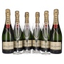 🌾Moët & Chandon Champagne IMPÉRIAL Brut 12% Vol. 6x0,75l in Geschenkbox mit 6 Gläsern | Spirits Village