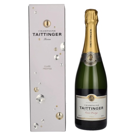 🌾Taittinger Champagne Cuvée Prestige Brut 12,5% Vol. 0,75l in Geschenkbox | Spirits Village