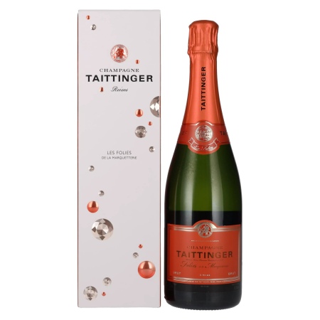 🌾Taittinger Champagne Folies de la Marquetterie Brut 12,5% Vol. 0,75l in Geschenkbox | Spirits Village