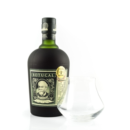 🌾Botucal Reserva Exclusiva 40% vol. 0,7l - glass and coasters | Spirits Village