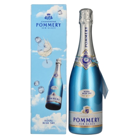 🌾Pommery Royal Blue Sky Champagne 12,5% Vol. 0,75l in Geschenkbox | Spirits Village