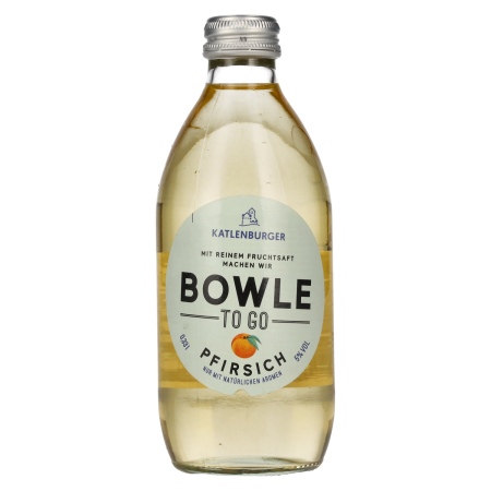 🌾Katlenburger Bowle-To-Go Pfirsich 5% Vol. 0,33l | Spirits Village