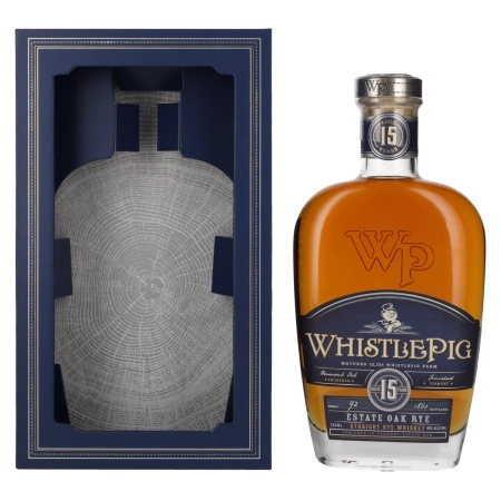 WhistlePig 15 Years Old Straight Rye Whiskey 46% Vol. 0,7l in Geschenkbox