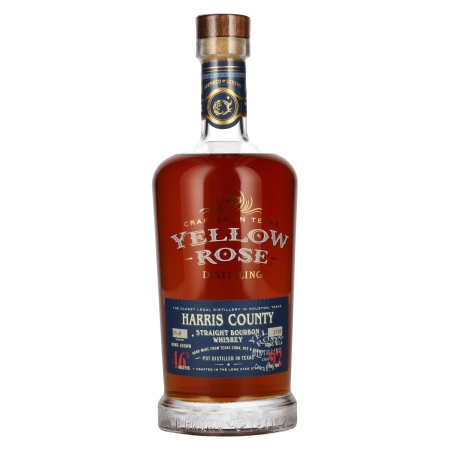 🌾Yellow Rose HARRIS COUNTY Bourbon Whiskey 46% Vol. 0,7l | Spirits Village