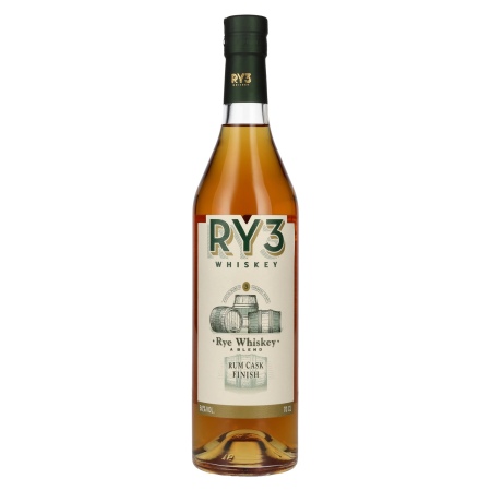 🌾RY3 Rum Cask Finish Rye Whiskey 50% Vol. 0,7l | Spirits Village