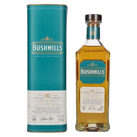 🌾Bushmills 10 Years Old Single Malt Irish Whiskey 40% Vol. 0,7l in Geschenkbox | Spirits Village