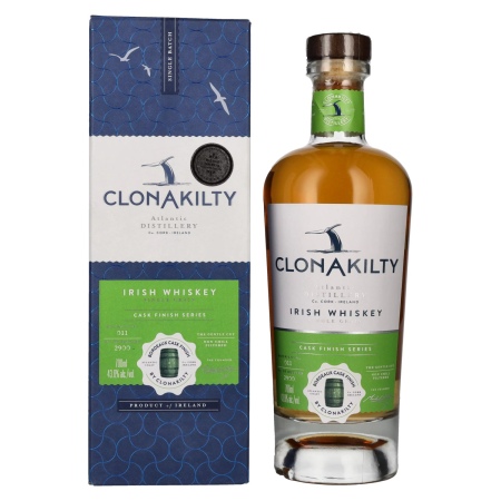 Clonakilty Single Grain Irish Whiskey Bordeaux Cask CASK FINISH SERIES 43,6% Vol. 0,7l in Geschenkbox