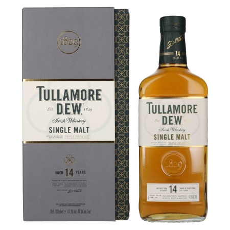 Tullamore D.E.W. 14 Years Old Single Malt Irish Whiskey 41,3% Vol. 0,7l in Geschenkbox