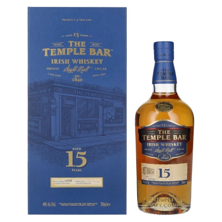 🌾The Temple Bar 15 Years Old Single Malt Irish Whiskey 175th Anniversary 40% Vol. 0,7l in Geschenkbox | Spirits Village