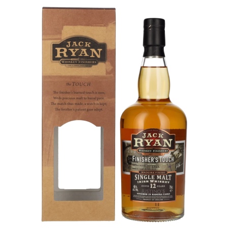 🌾Jack Ryan 12 Years Old FINISHER'S TOUCH Single Malt Irish Whiskey Madeira Finish 46% Vol. 0,7l in Geschenkbox | Spirits Village