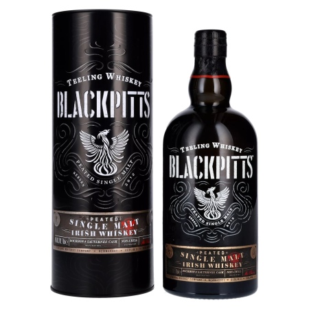 Teeling Whiskey BLACKPITTS PEATED Single Malt Irish Whiskey 46% Vol. 0,7l in Tinbox