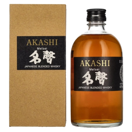 AKASHI Meïsei Japanese Blended Whisky 40% Vol. 0,5l in Geschenkbox